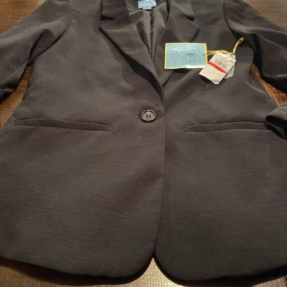 Ladies CeCe ruched sleeve professional Blazer XS NWT - Picture 5 of 7